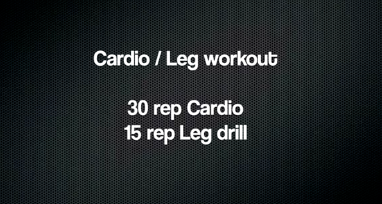 Home Cardio and Leg Workout Video