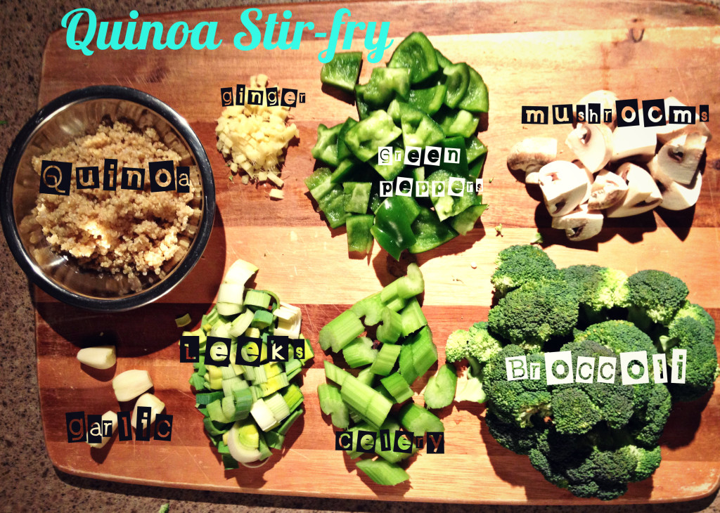 Quinoa stir-fry