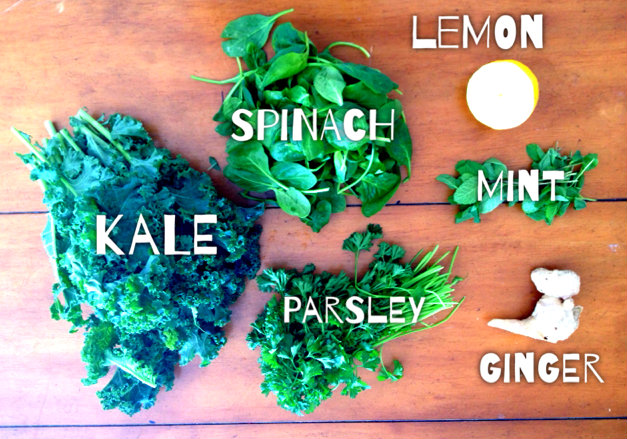 Green Smoothie Ingredients