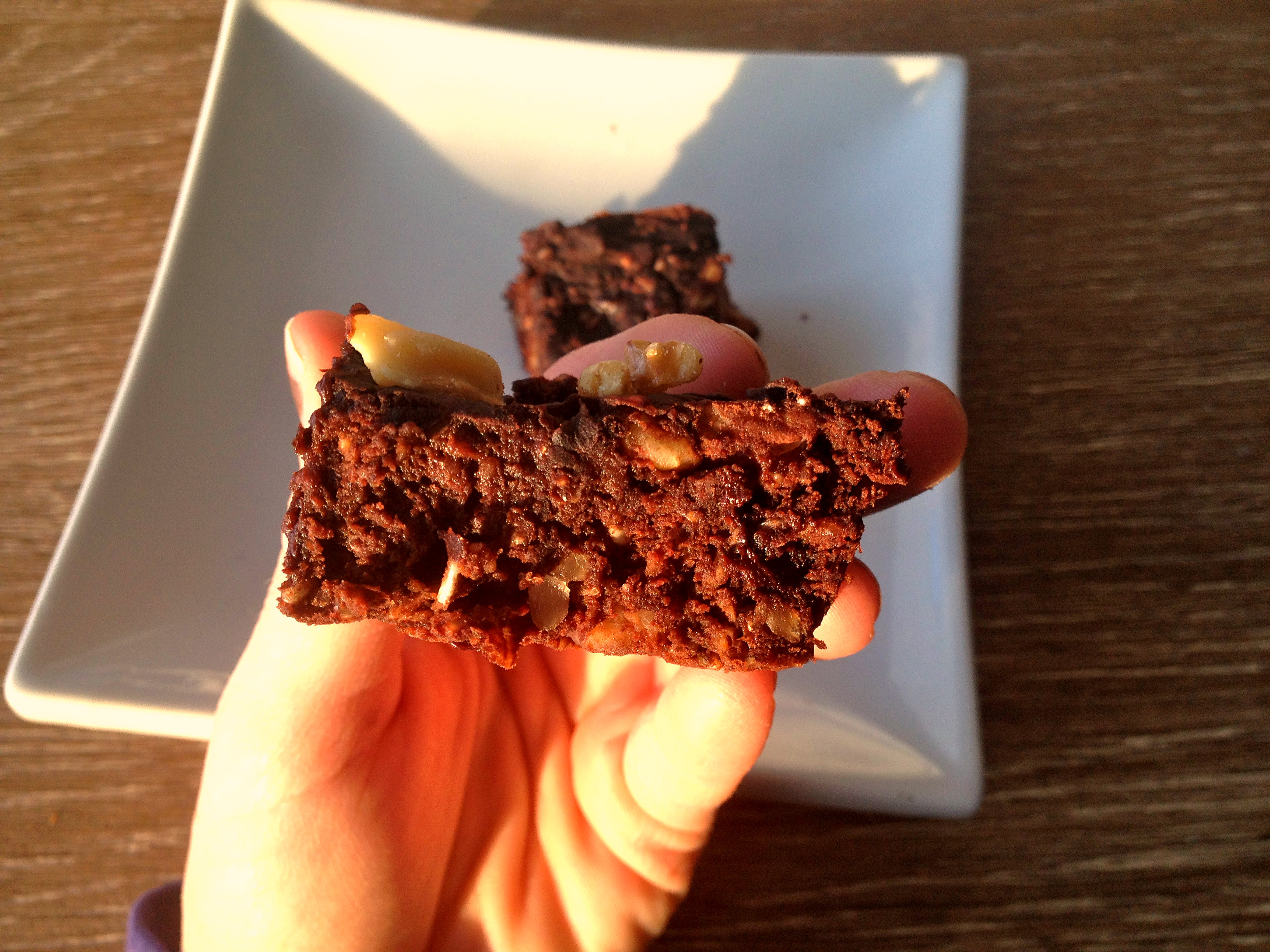 Black Bean & Avocado Brownies