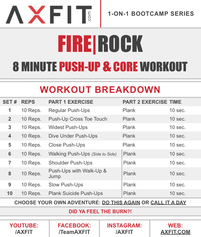 Home outlet bootcamp workout